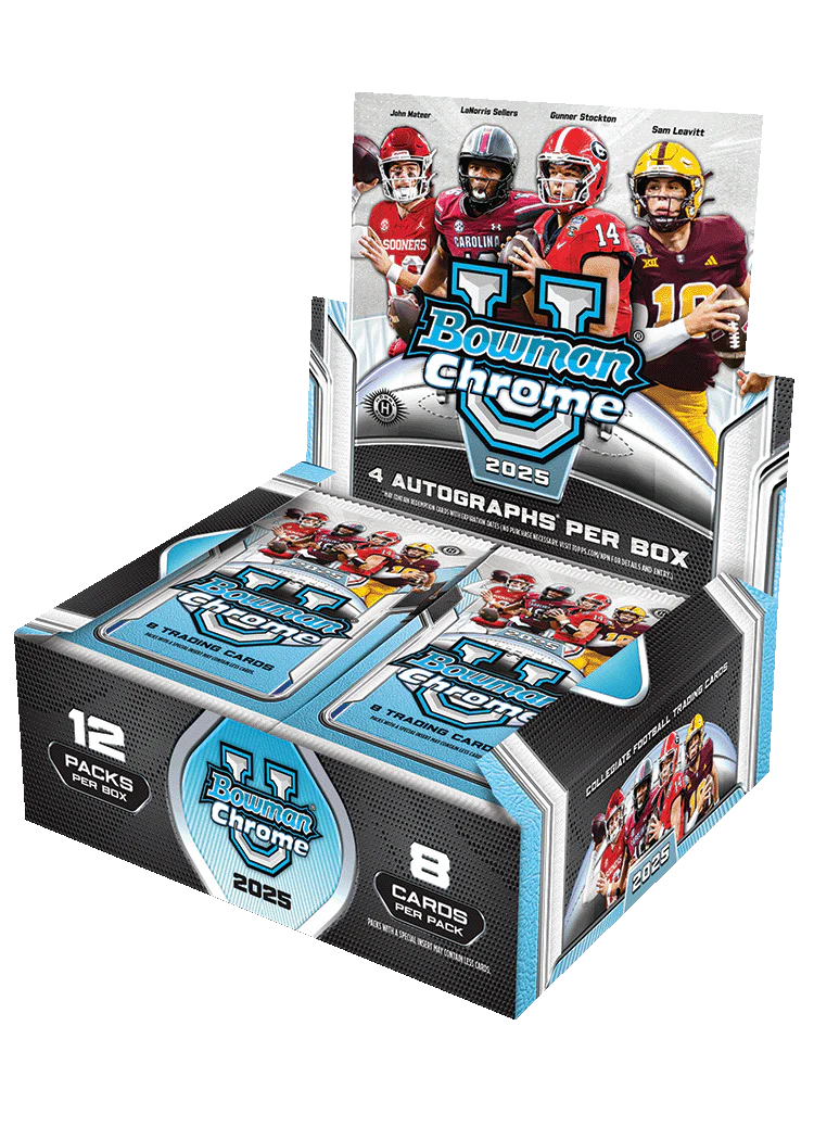 2025 Bowman University Chrome Football Hobby Box