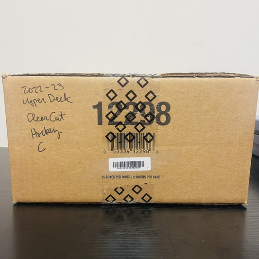 2022-23 Upper Deck Clear Cut Hockey Hobby 30-Box Case