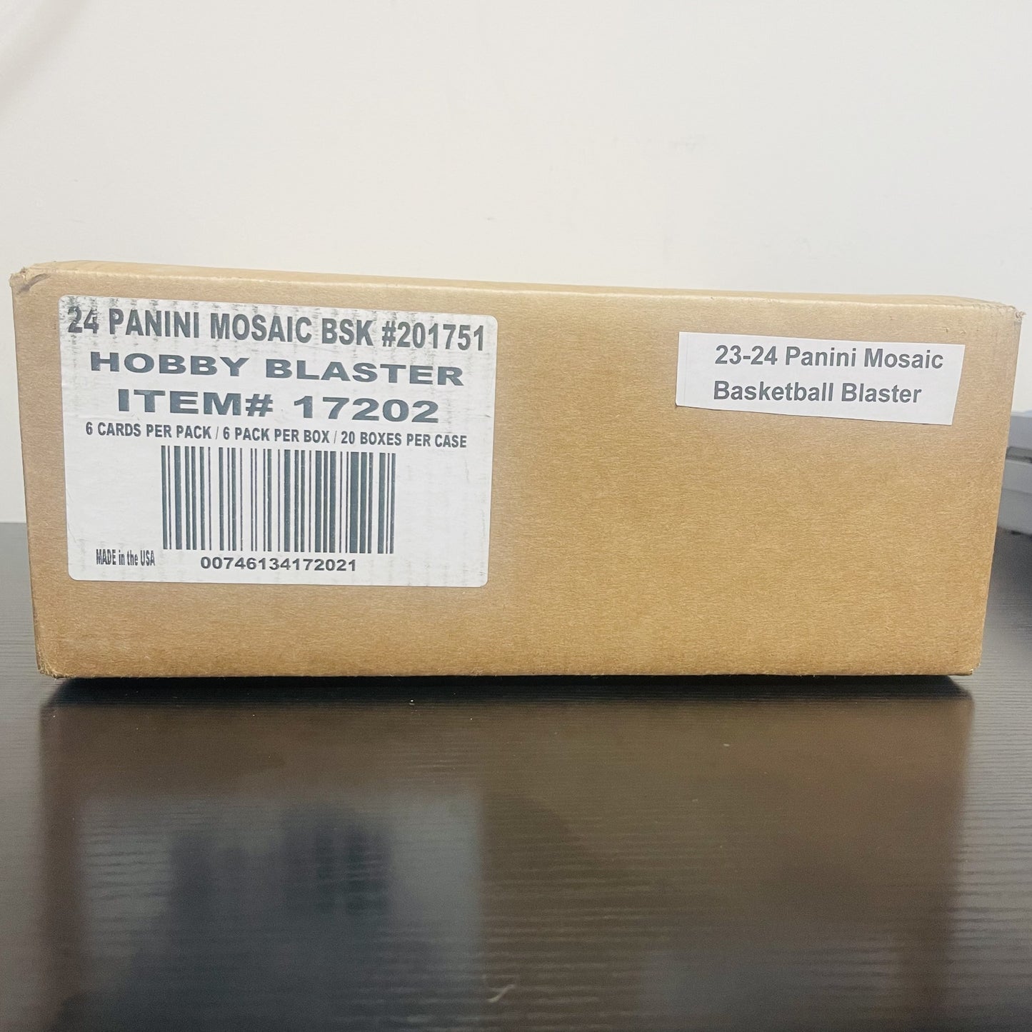 2023-24 Panini Mosaic Basketball 20-Hobby Blaster Box Case (GREEN ICE PRIZMS)