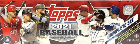 2021 Topps Complete Baseball Factory Set Hobby Box