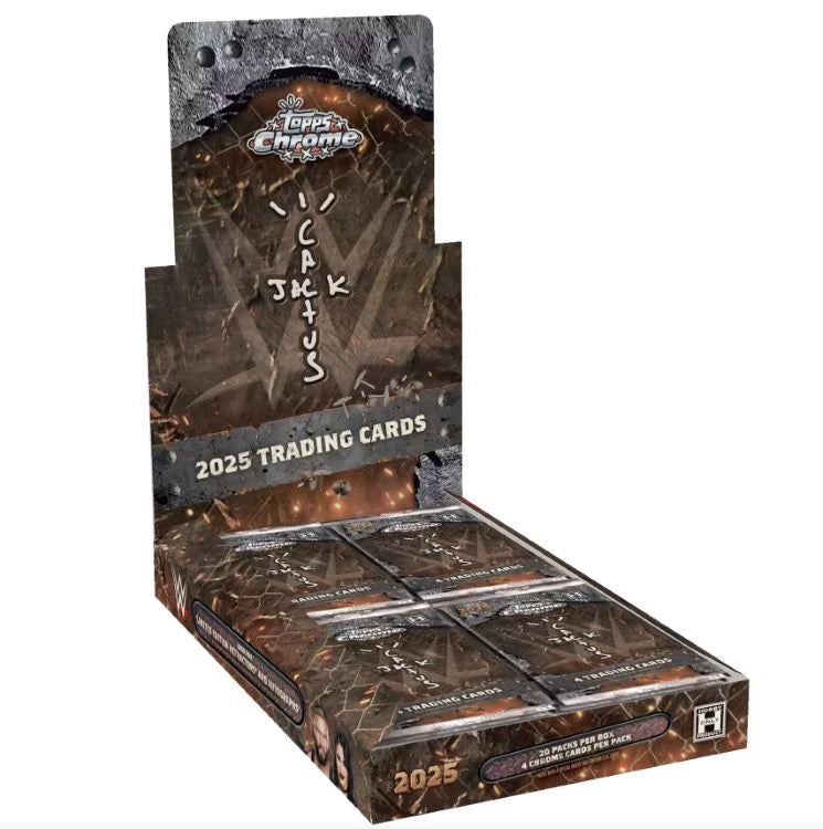 2025 Topps Chrome WWE x Cactus Jack 12-Box Case