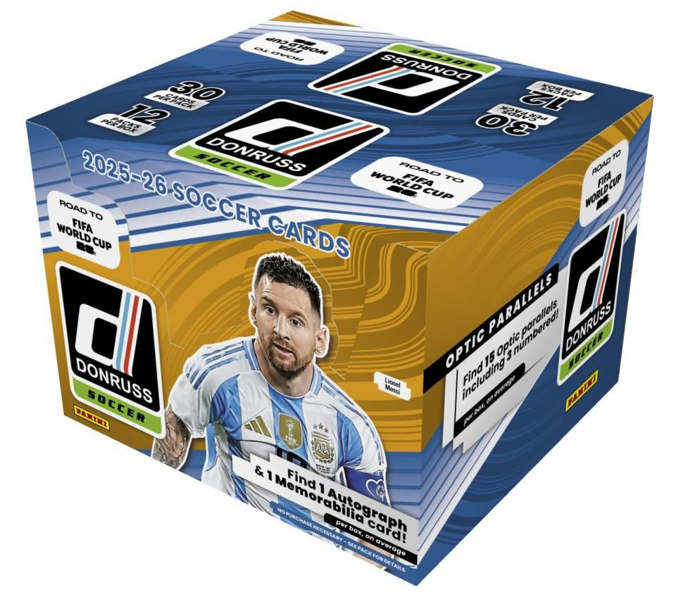 2025-26 Panini Donruss Road To FIFA World Cup 26 Soccer Hobby Box