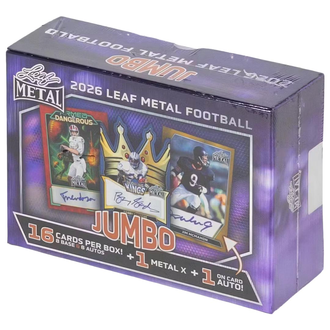 2026 Leaf Metal Football Jumbo Box