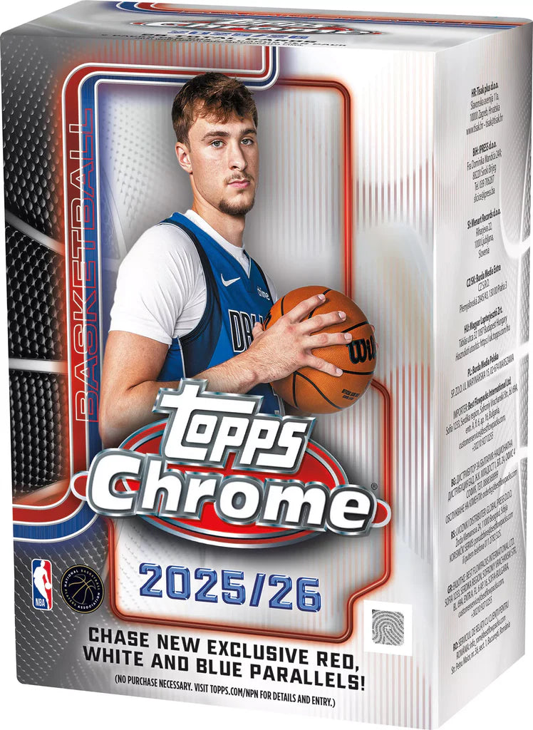 2025-26 Topps Chrome Basketball Blaster Box