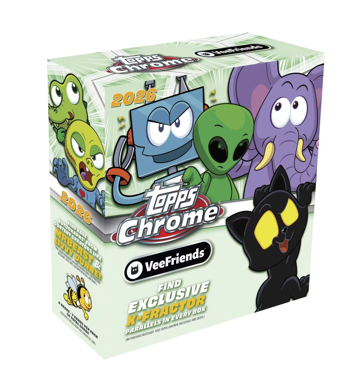 2026 Topps VeeFriends Chrome Mega 20-Box Case