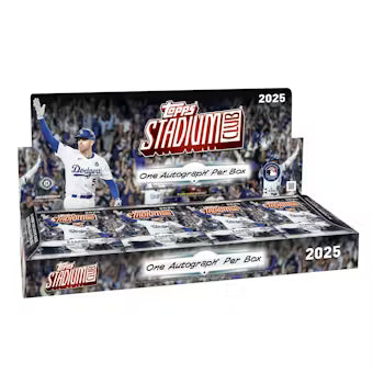2025 Topps Stadium Club Baseball Hobby 16-Box Case