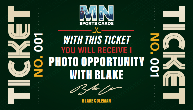 Blake Coleman Photo Opportunity Ticket