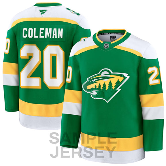 Blake Coleman Minnesota Wild Jersey - Retro