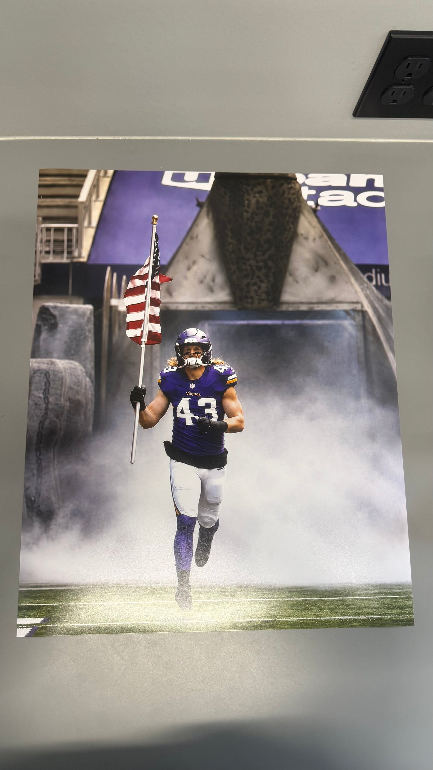 Andrew Van Ginkel 16x20 Photo (Flag)