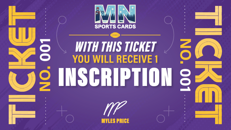 Myles Price Inscription Ticket