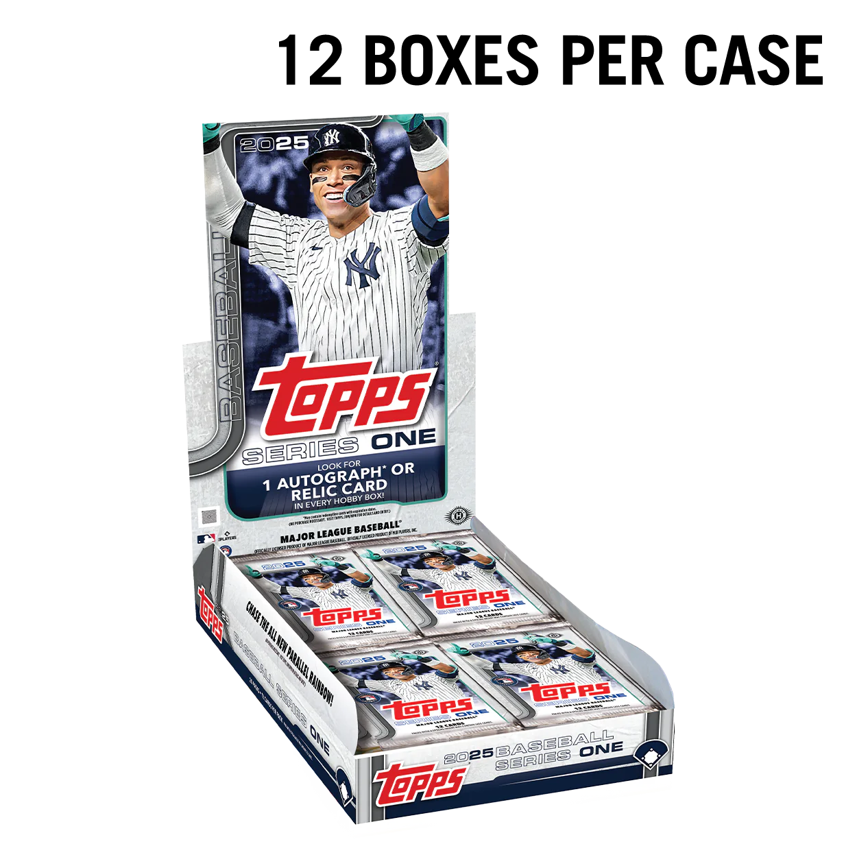 2025 Topps Series 1 Baseball Hobby 12-Box Case