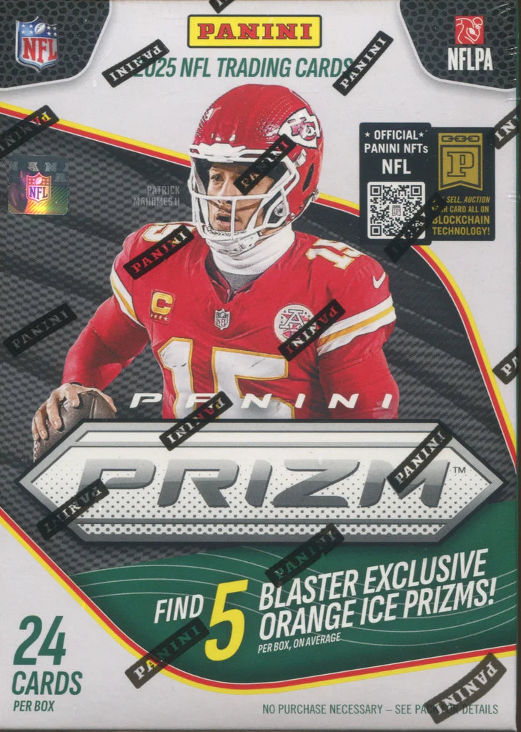 2025 Panini Prizm Football Hobby Blaster Box (Orange Ice!)