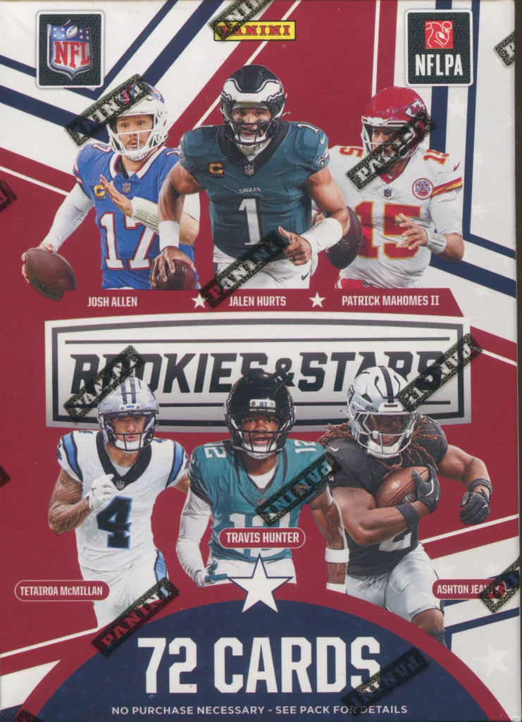 2025 Panini Rookies & Stars Football Hobby Blaster Box (Blue Plaid Parallels)