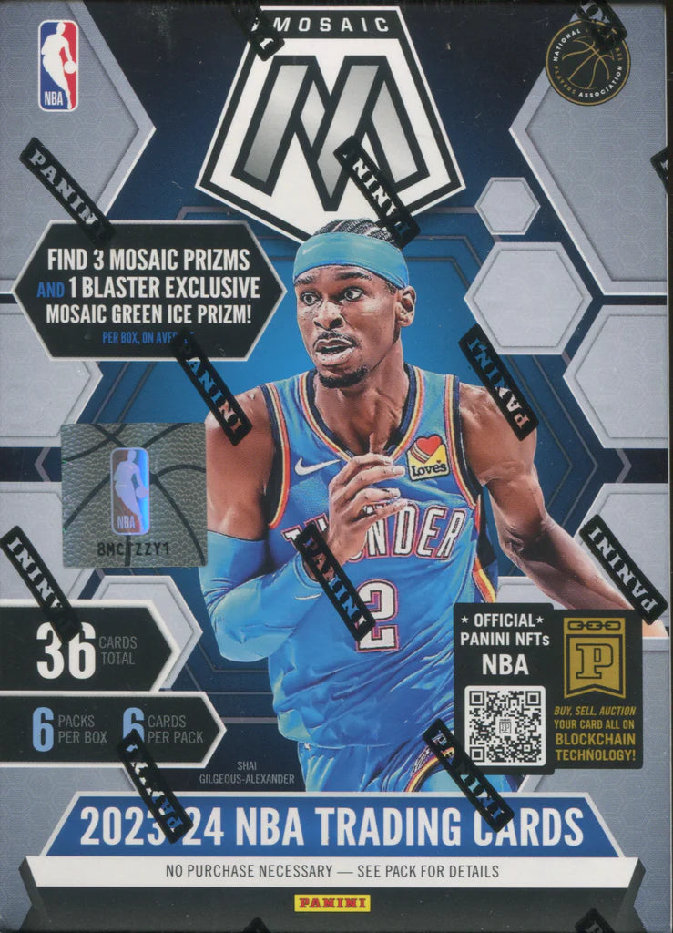 2023-24 Panini Mosaic Basketball Blaster Box