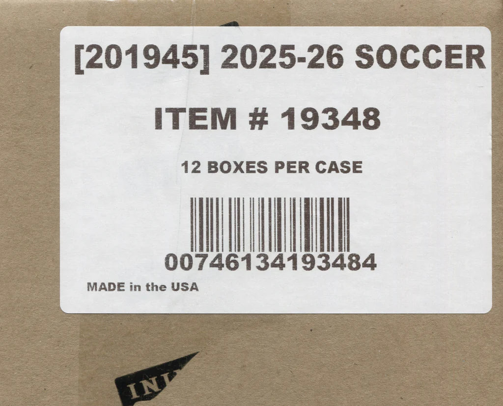 2025-26 Panini Select Serie A Soccer Hobby 12-Box Case