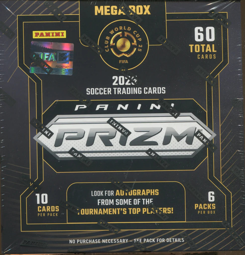 2025 Panini Prizm FIFA Club World Cup Soccer Mega Box
