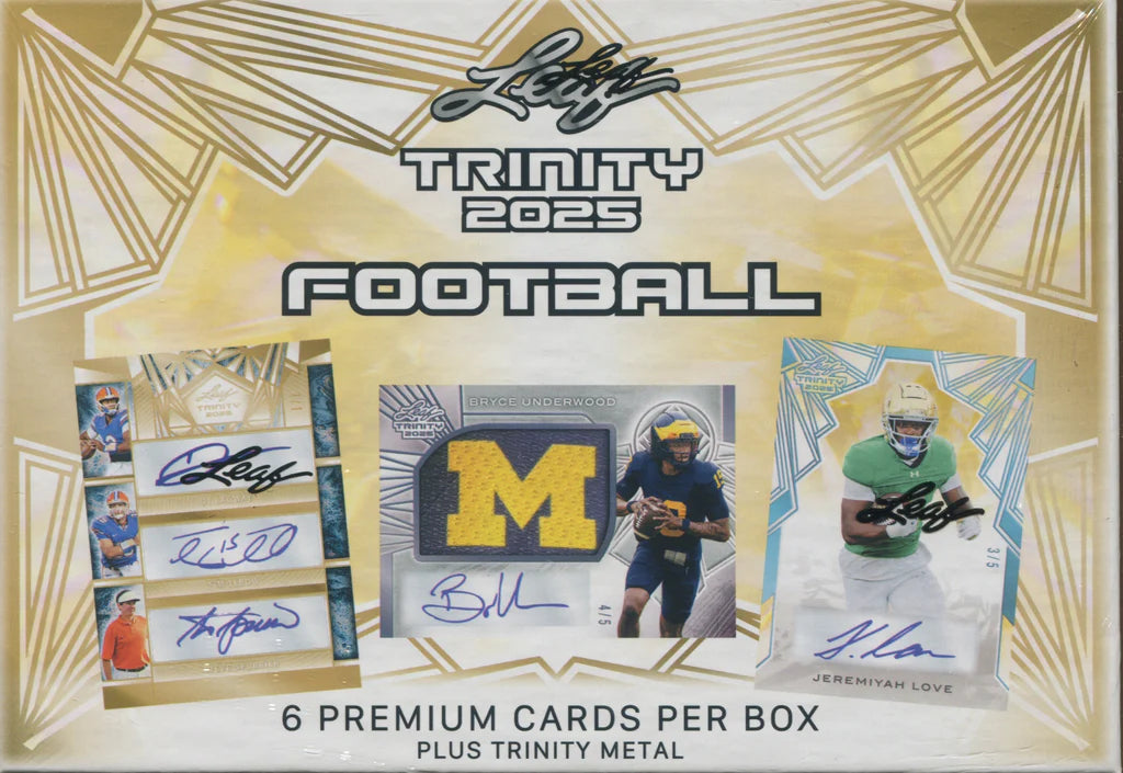 2025 Leaf Trinity Football Hobby Box