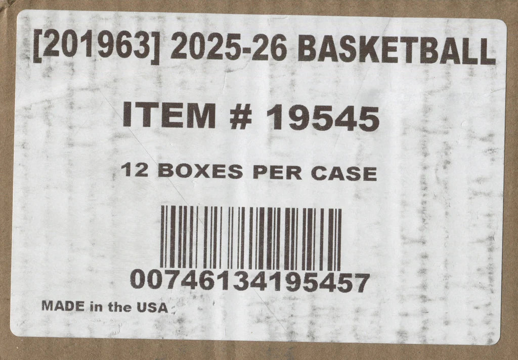 2025-26 Panini Select EuroLeague Basketball Hobby 12-Box Case