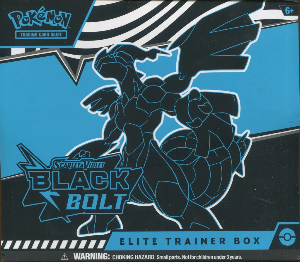 Pokemon Scarlet & Violet Black Bolt Elite Trainer Box
