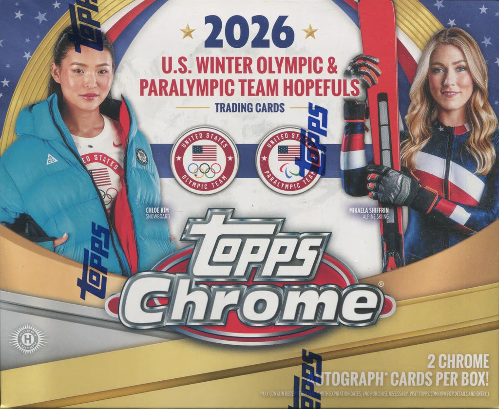 2026 Topps Chrome US Olympic & Paralympic Hopefuls Hobby Box