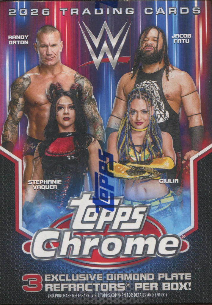2026 Topps Chrome WWE Blaster Box