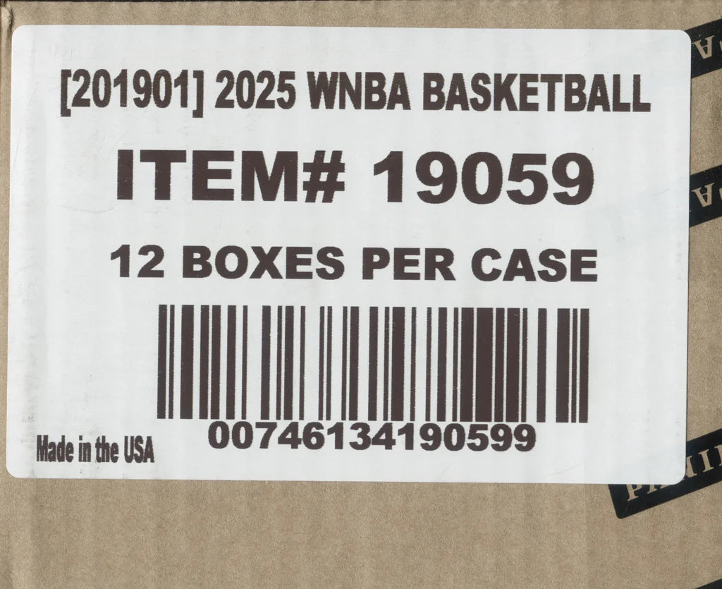2025 Panini Select WNBA Basketball Hobby 12-Box Case