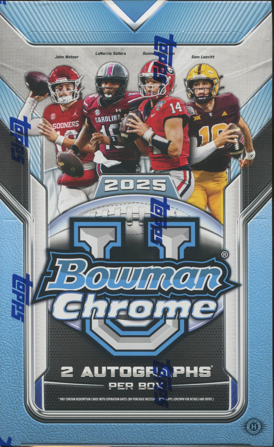 2025 Bowman University Chrome Football Hobby Box