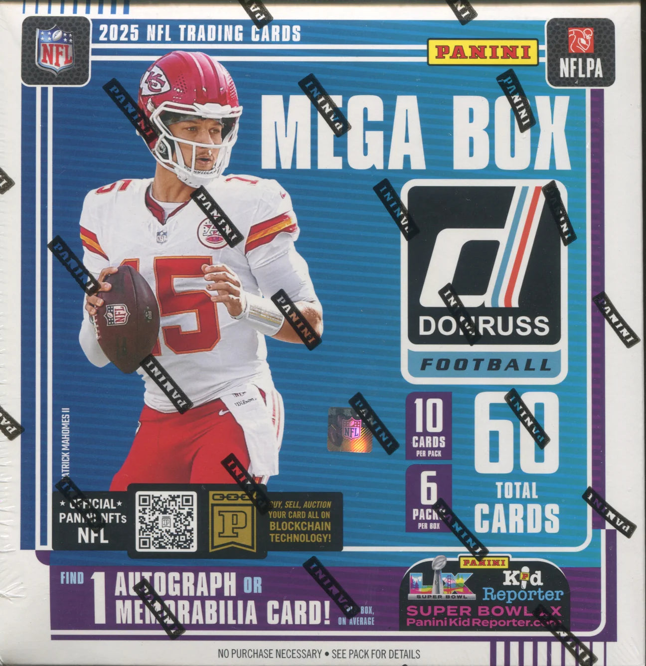 2025 Panini Donruss Football Mega Box (Red Wave Parallels)