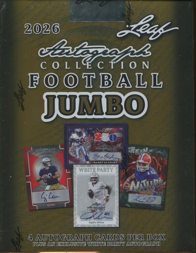 2026 Leaf Autograph Collection Football Jumbo Box