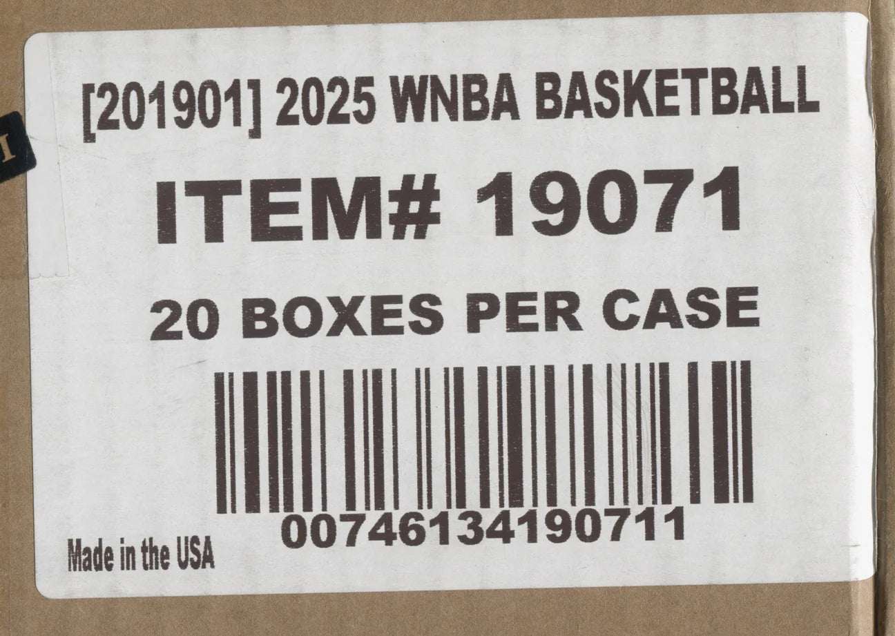 2025 Panini Select WNBA Basketball Hobby Blaster 20-Box Case
