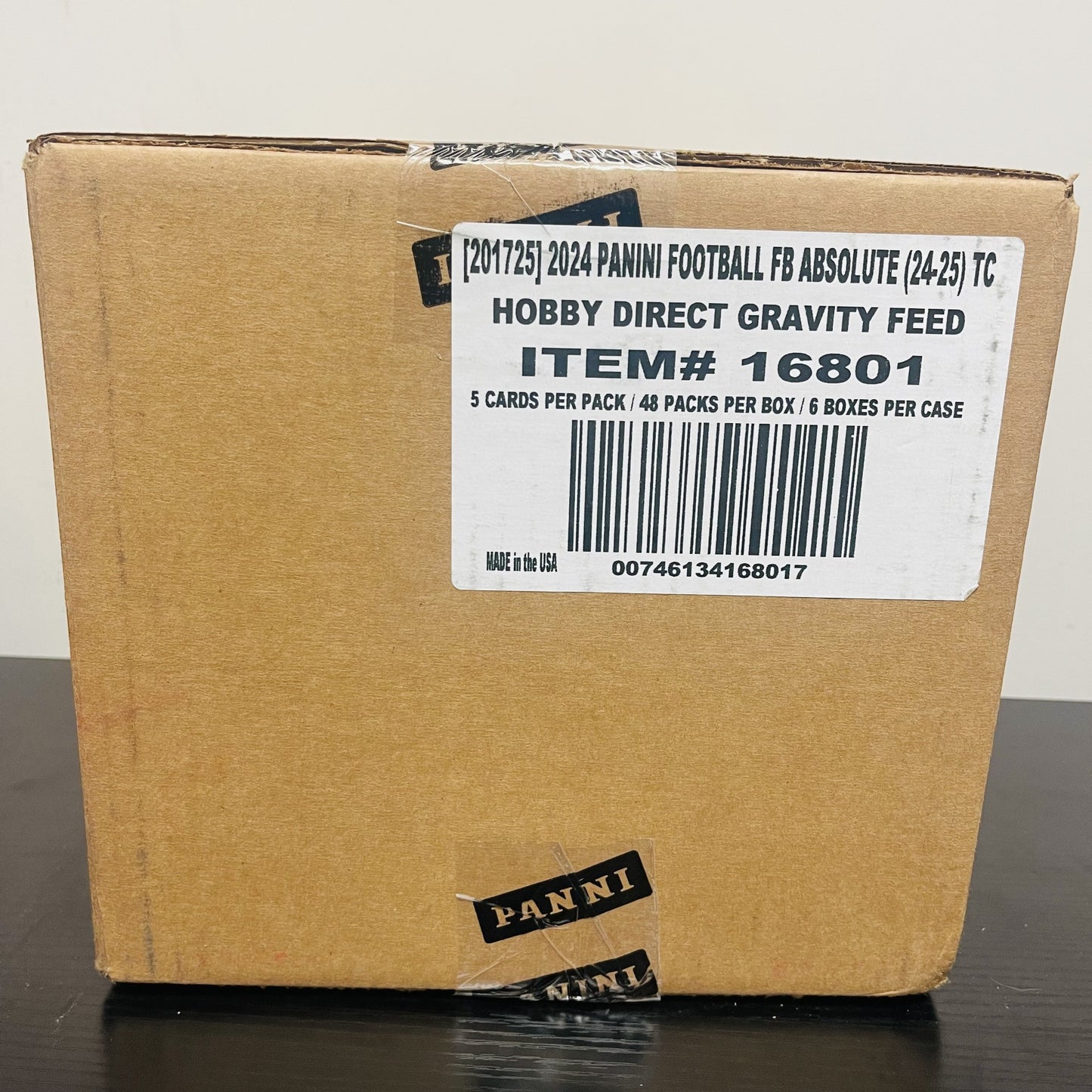 2024 Panini Absolute Football Gravity Feed 6-Box Case