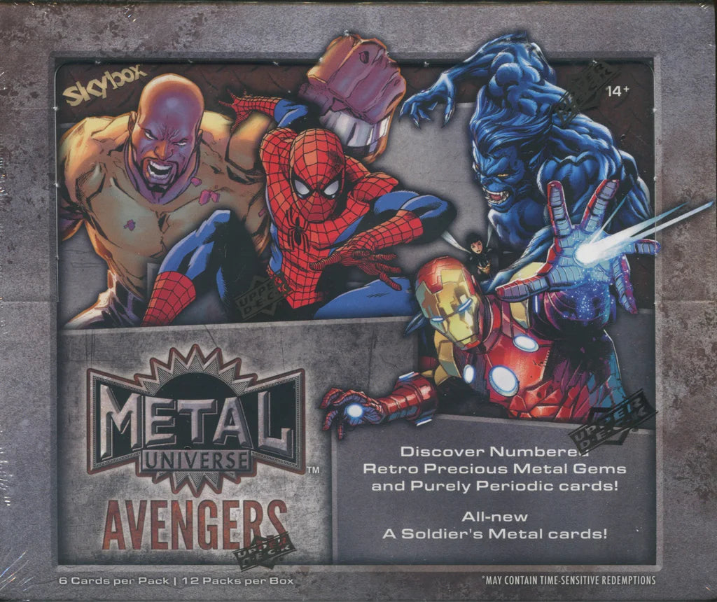 2024 Upper Deck Skybox Marvel Metal Universe Avengers Hobby Box
