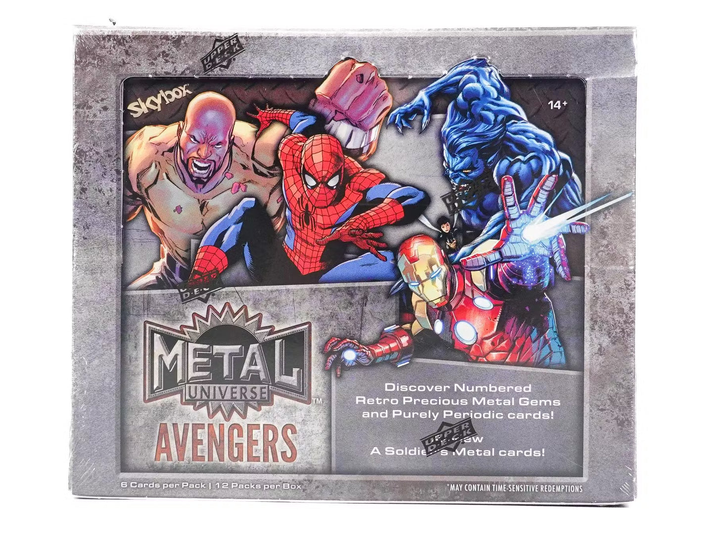Marvel Avengers Metal Universe 12-Box Case (Upper Deck)