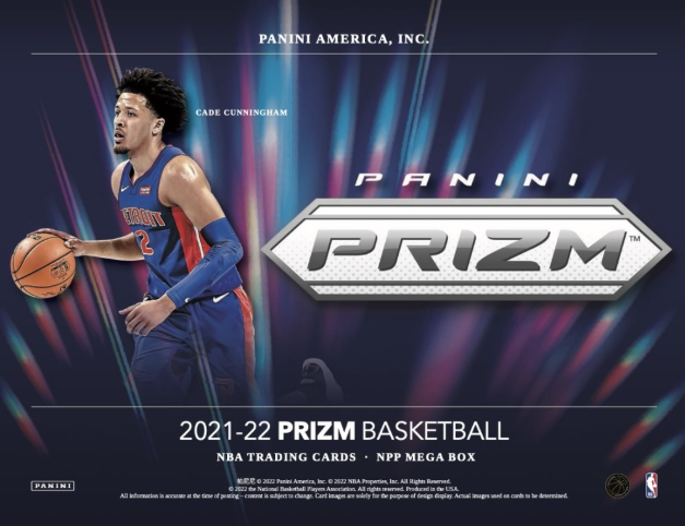 2021-22 Panini Prizm Basketball Mega Box (Pink Ice prizms)