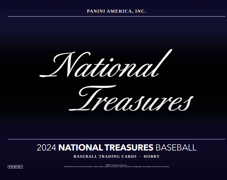 2024 Panini National Treasures Baseball Hobby 4-Box Case
