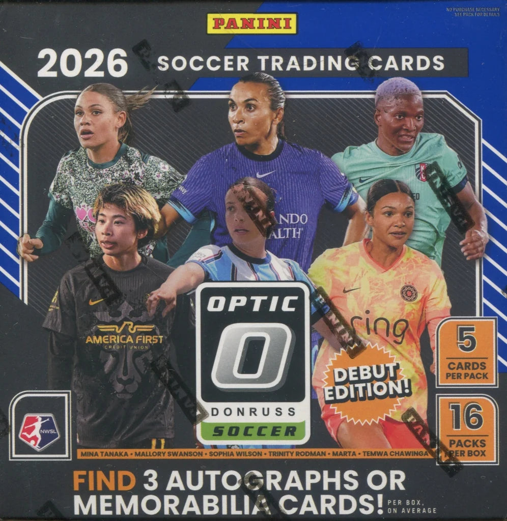 2026 Panini Donruss Optic NWSL Soccer Hobby 12-Box Case