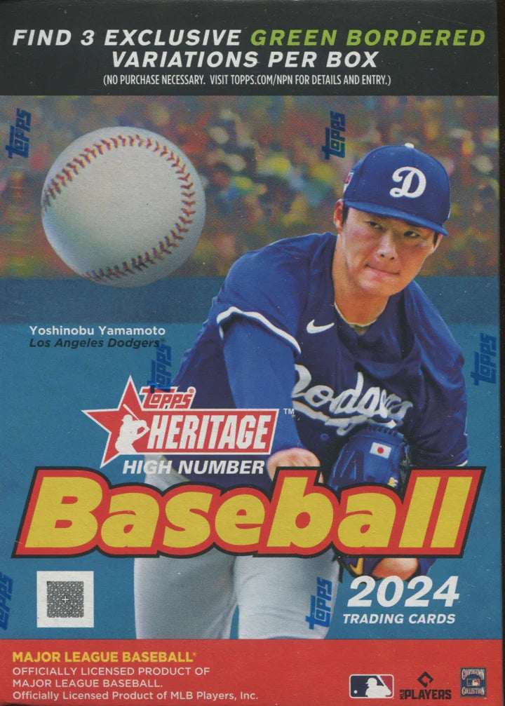 2024 Topps Heritage High Number Baseball Blaster Box