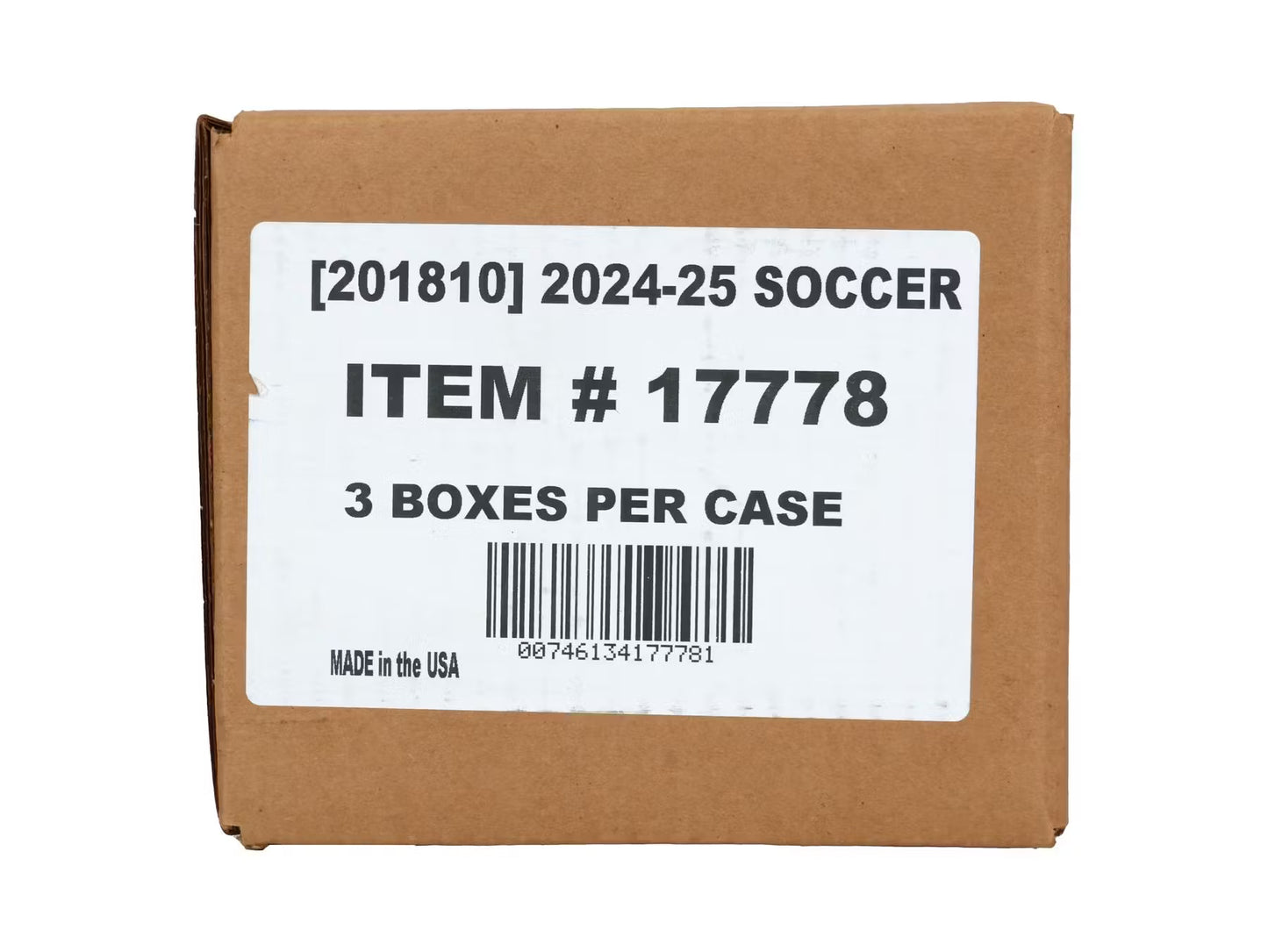 2024-25 Panini Impeccable Soccer Hobby 3-Box Case