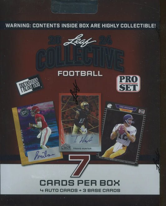 2024 Leaf Collective Football Hobby Box