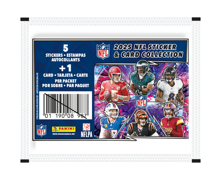 2025 Panini NFL Sticker Collection Pack