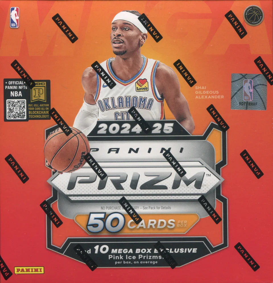 2024-25 Panini Prizm Basketball Hobby Mega Box Pink Ice Prizms