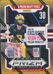 2024 Panini Prizm Draft Picks Football Hobby Blaster Box (Pink Parallels)