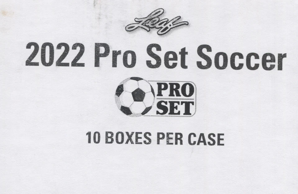 2022 Pro Set Soccer Hobby 10-Box Case