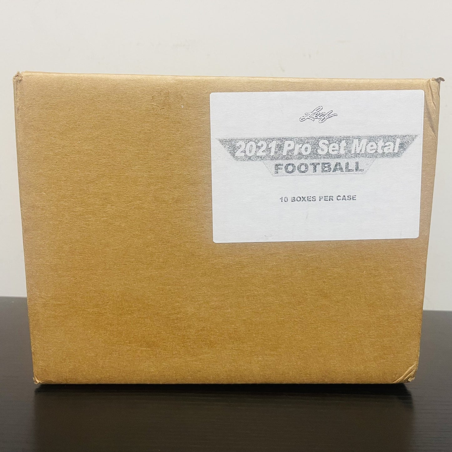 2021 Pro Set Metal Football Hobby 10-Box Case
