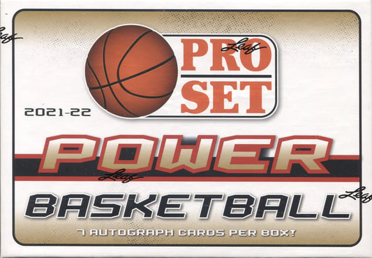 2021-22 Pro Set Power Basketball Hobby Box