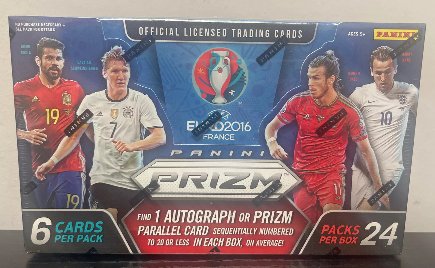 2016 Panini Prizm UEFA Euro Soccer Hobby Box