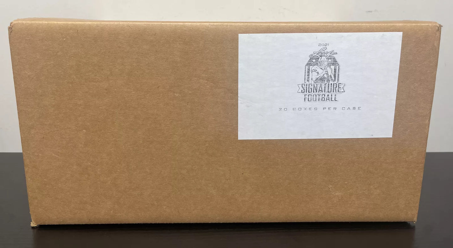 2021 Leaf Signature Football Blaster 20-Box Case