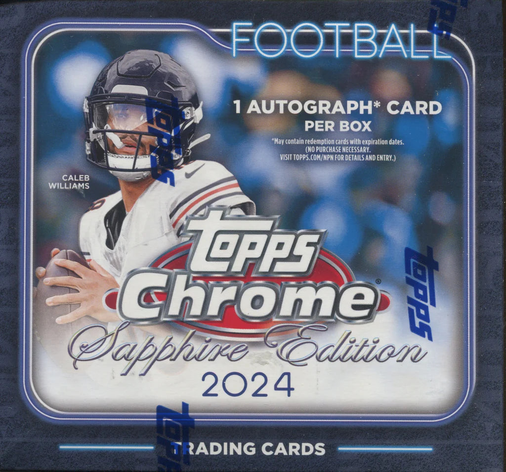 2024 Topps Chrome Football Sapphire Edition Box