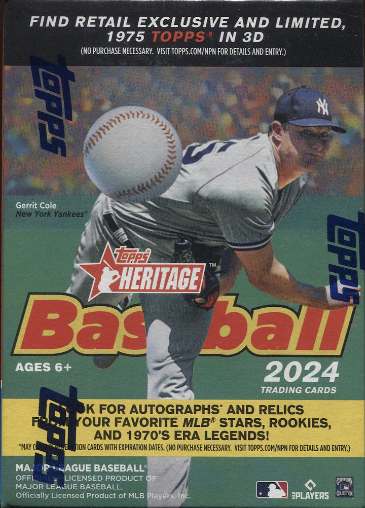 2024 Topps Heritage Baseball Blaster Box