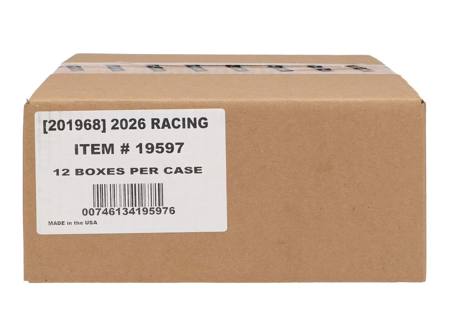 2026 Panini Select Racing Hobby 12-Box Case